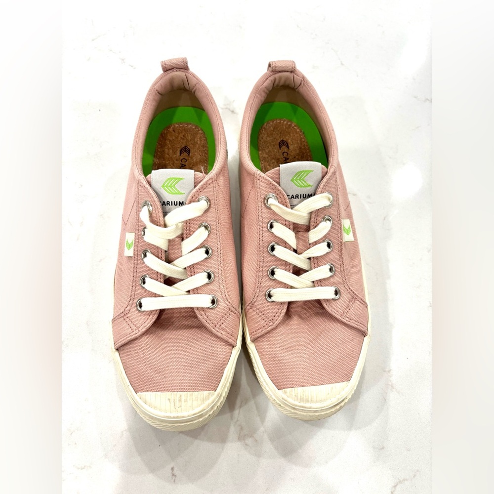 Cariuma Blush Canvas Sneakers
